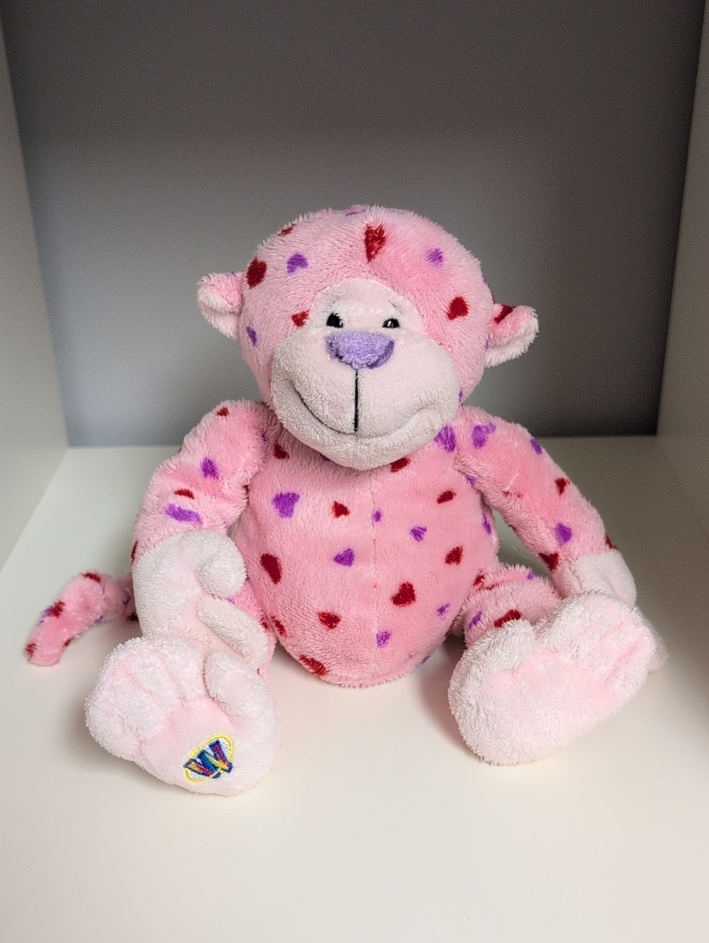 π2/$20π Webkinz Love Monkey HM343 No Code Collectible Ganz Plush Y2k